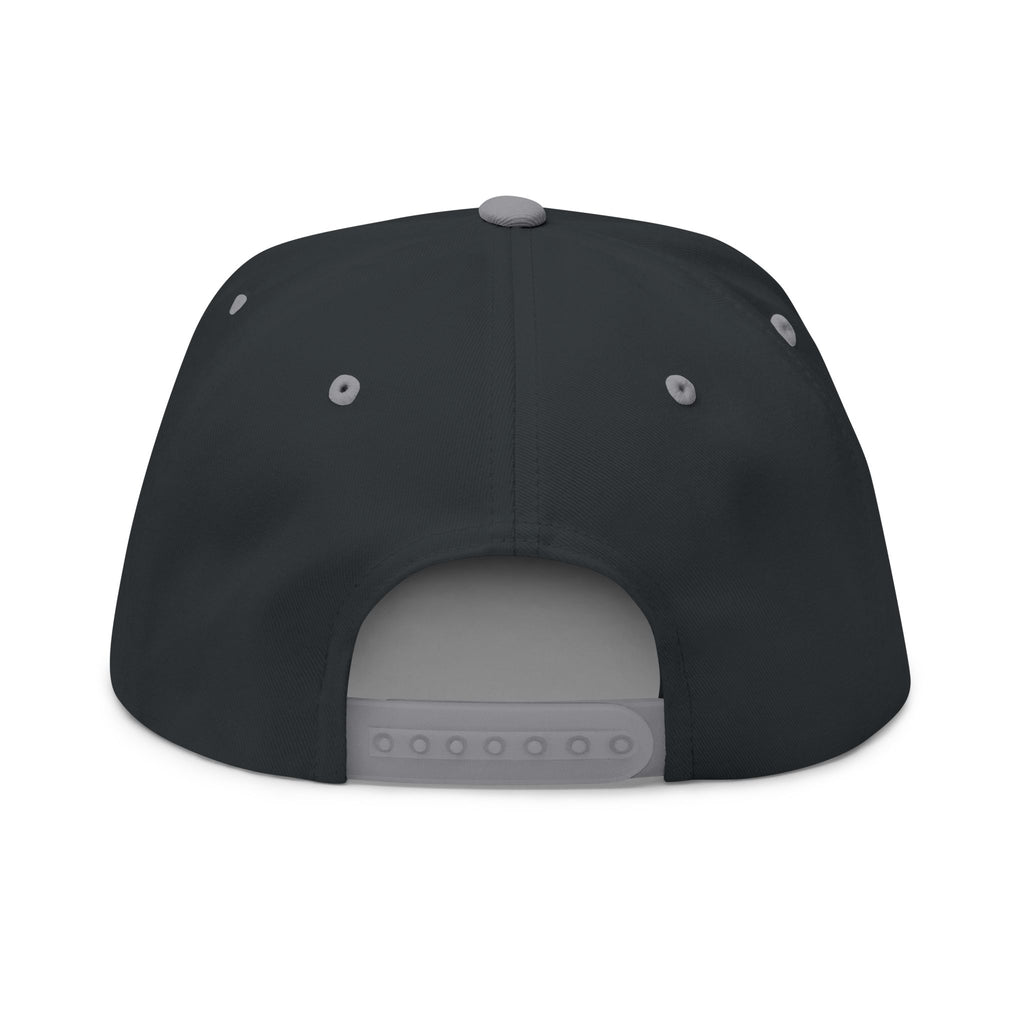 Flat Bill Cap - "Be The Smile" Embroidered Snapback Hat