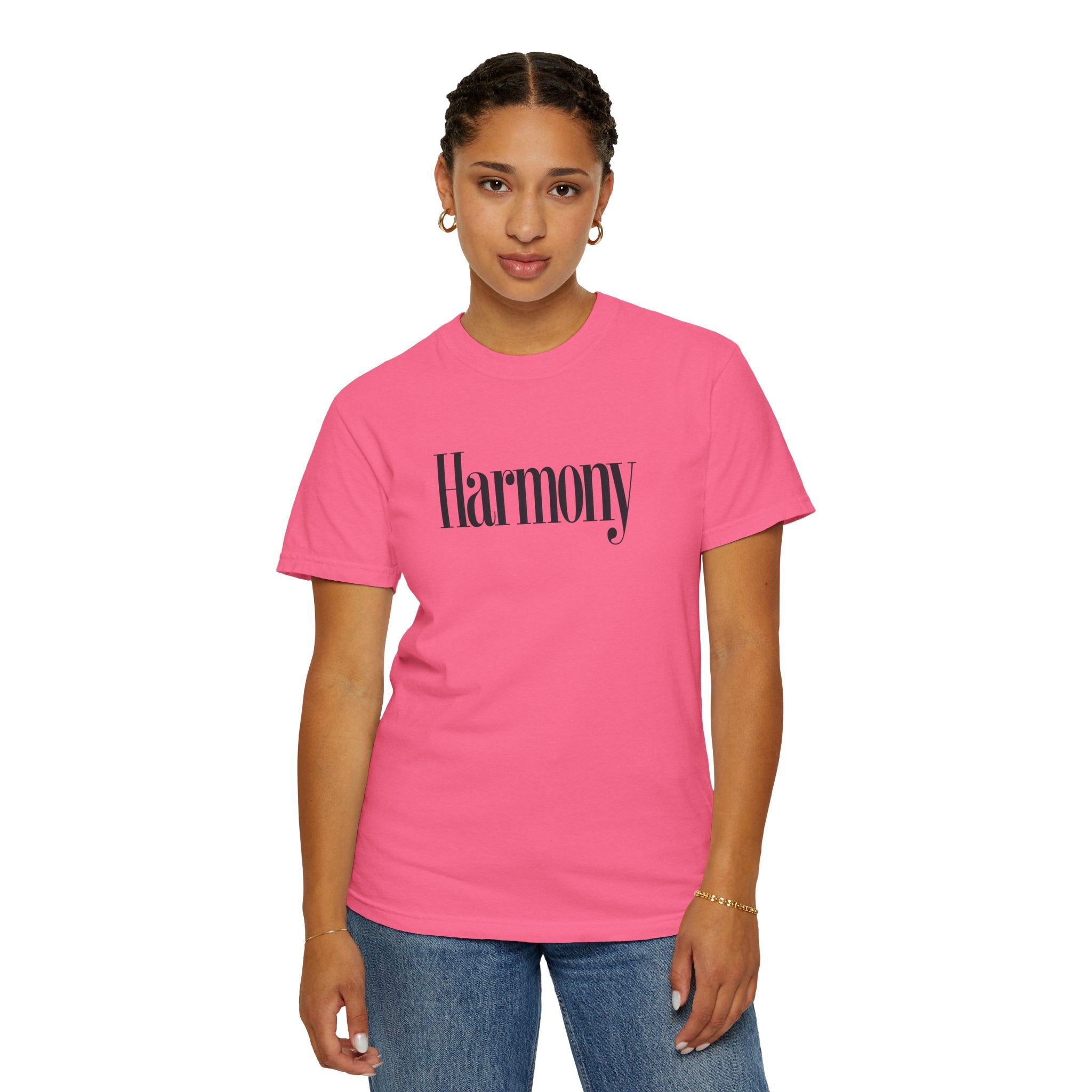Harmony T-Shirt — Positive Message Garment-Dyed Tee