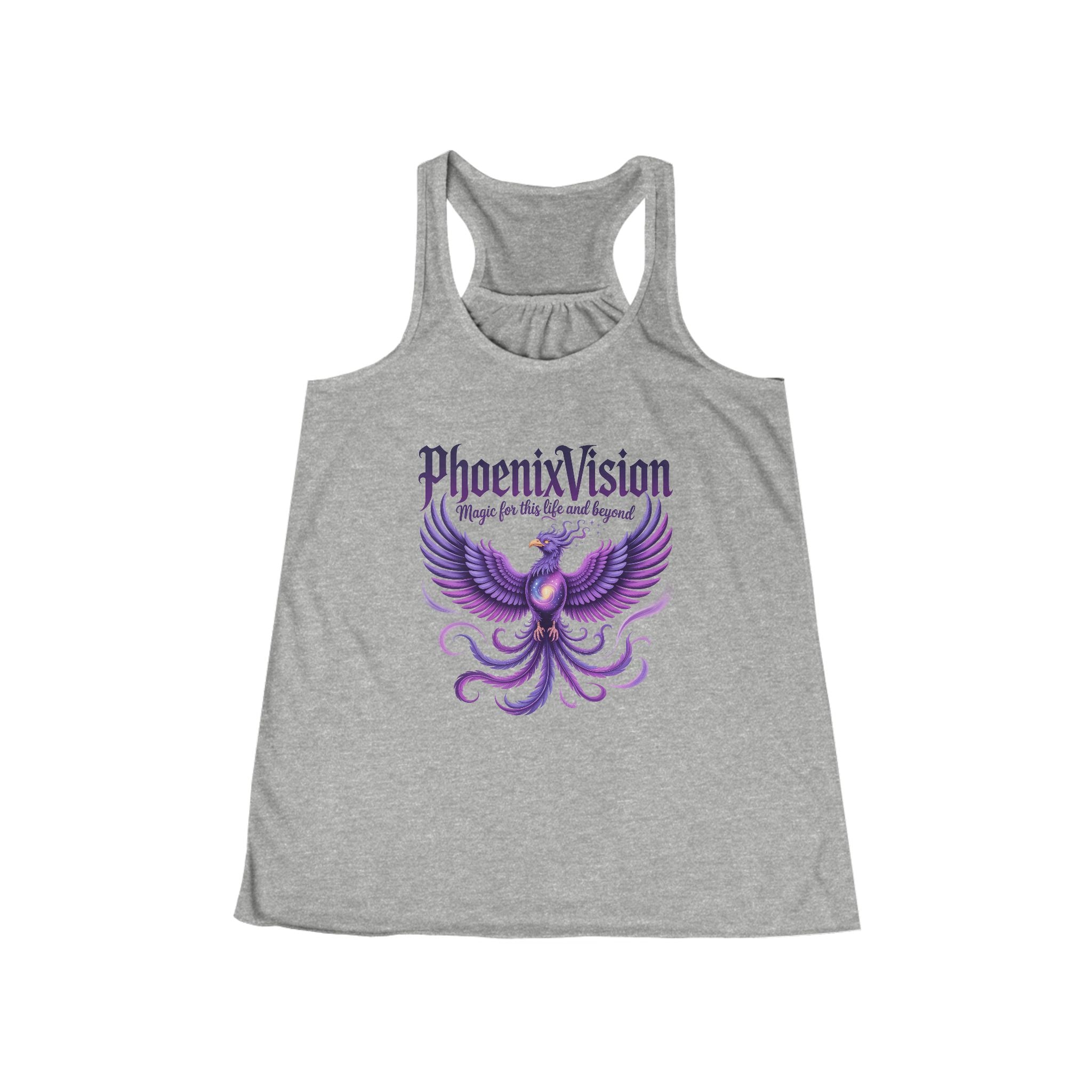 Phoenix Vision — Women's Flowy Racerback Tank Top (Dancing Goddess)
